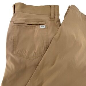 Orvis Performance Pants Men 34x32 Tan Stretch Nylon Tech Gorpcore Utility Hiking
